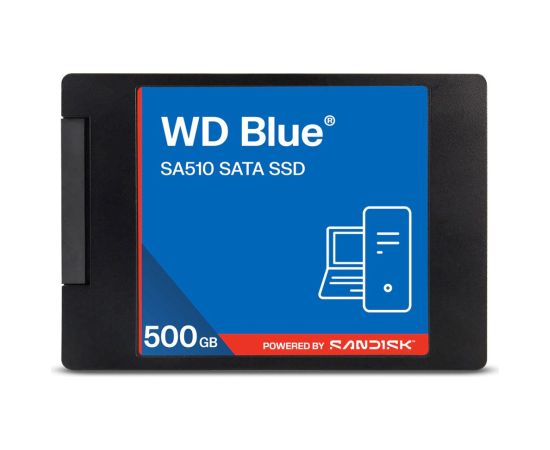 SSD WD Blue 2.5" 500GB SATA WDS500G5B0A SSD Cietie Diski (Solid state drive)
