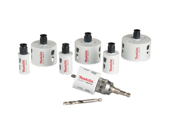 Makita EZYCHANGE BIM hole saw set universal (9 pieces, 25 to 76mm) Аксессуары для дрелей