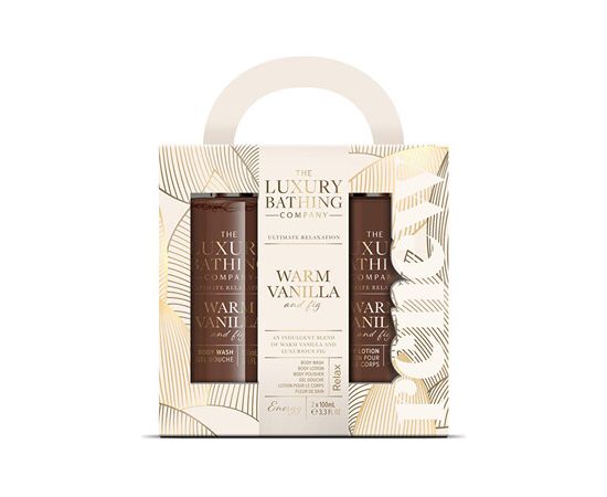 Uniquee Luxury Dárková sada koupelové péče ( Teplá Vanilka ) Духи и косметика