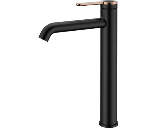 Jaucējkrāns izlietnes AB AMBER, augstais, melns/zelts Новинки Для дома и сада 