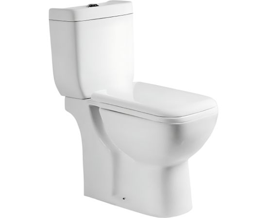 WC pods AB ZT-601 3/6l, ver. izvads, ar PP SC vāku Напольные унитазы