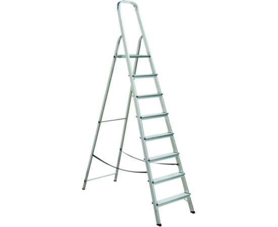 Kāpnes alumīnija ALW 8 pak. platf.augst 1.64m/max3.6m Elkop Лестницы / подмости
