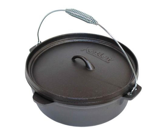 Čuguna katls ar  vāku 6 L Katli