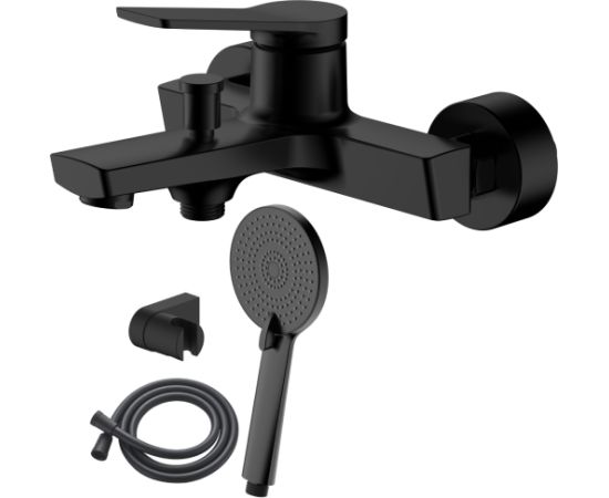 Jaucējkrāns vannas AB JOSE, ar dušas komplektu, melns Новинки Для дома и сада 