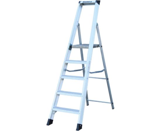 Kāpnes alumīnija profesionāla  5 pak. platf.augst 1.06/max3m Elkop Лестницы / подмости