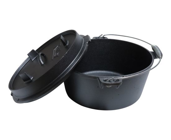 Čuguna katls ar  vāku 9 L Katli