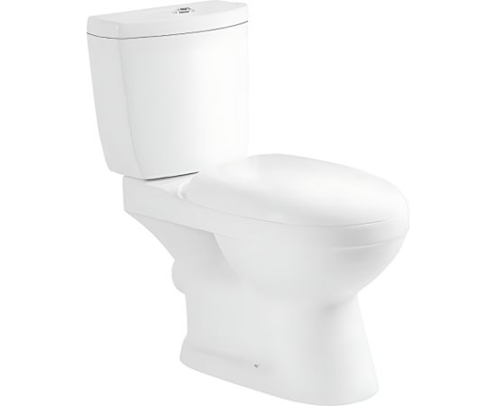 WC pods AB ZT-443 3/6l, hor. izvads, ar PP SC vāku Напольные унитазы