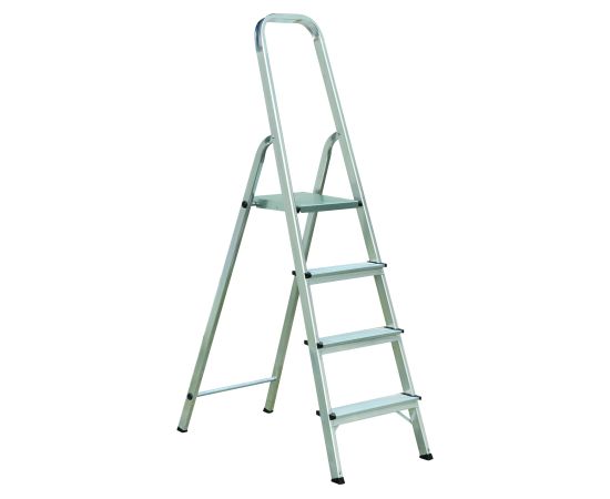 Kāpnes alumīnija ALW 4 pak. platf.augst 0.78m/max2.7m Elkop Лестницы / подмости