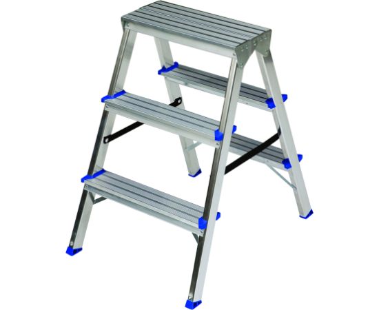 Kāpnes alumīnija DHR 3 pak. platf.augst 0.64m/max2.6m Elkop Лестницы / подмости