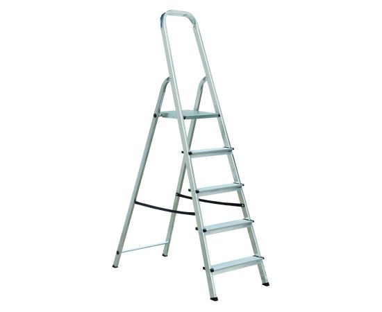Kāpnes alumīnija ALW 5 pak. platf.augst 0.99m/max2.9m Elkop Лестницы / подмости