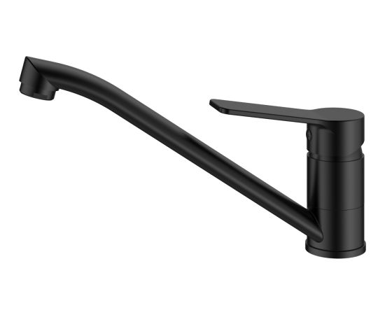 Jaucējkrāns izlietnes AB JOSE, ar snīpi, melns Новинки Для дома и сада 