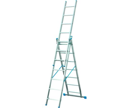 Kāpnes alumīnija VHR3x 7 pak. garums 3.99m (3x1.9m) Elkop Лестницы / подмости