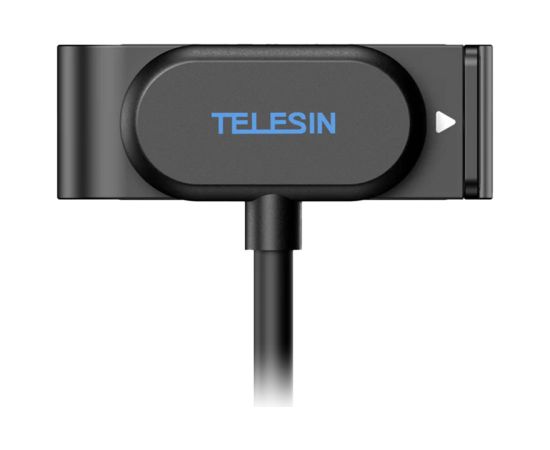 Telesin magnetic charging adapter with cover for GoPro 9, 10, 11, 12, 13 Sporta kameru aksesuāri
