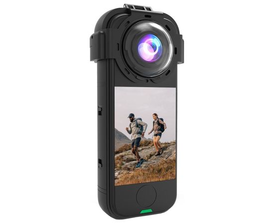 Lens protective case with tempered glass Puluz for Insta360 X4 Air Aksesuāri sporta kamerām