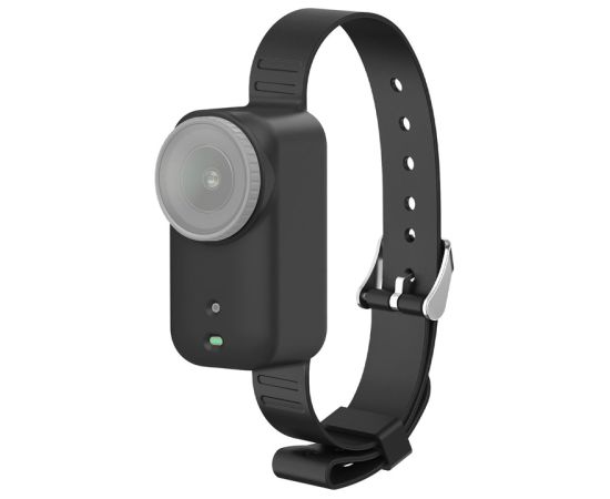 Silicone band / Pet collar Puluz for DJI Osmo Nano (Black) Aksesuāri sporta kamerām