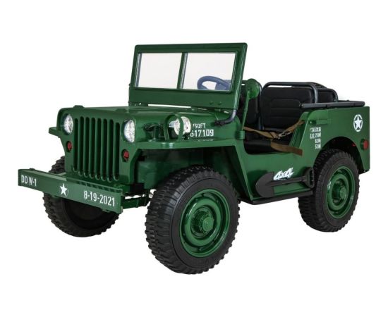 Ramiz Pojazd Retro Wojskowy 24V 4x4 Zielony Новости - Детские товары