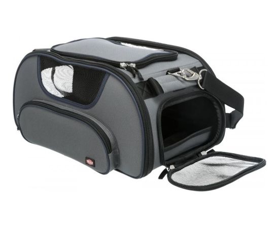 Trixie Wings torba, szara/niebieska, 28×23×46 cm, do transportu lotniczego Suņu un kaķu transport somas