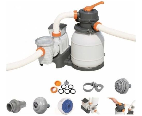 Bestway JEDNOSTKA FILTRUJĄCA BESTWAY FLOWCLEAR 58497 (1500gal) Peldbaseinu piederumi