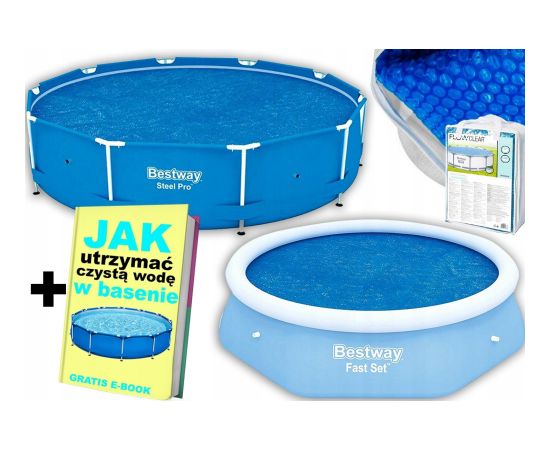 Bestway Mata Solarna Grzewcza do Basenu BESTWAY 457 cm Велосипеды