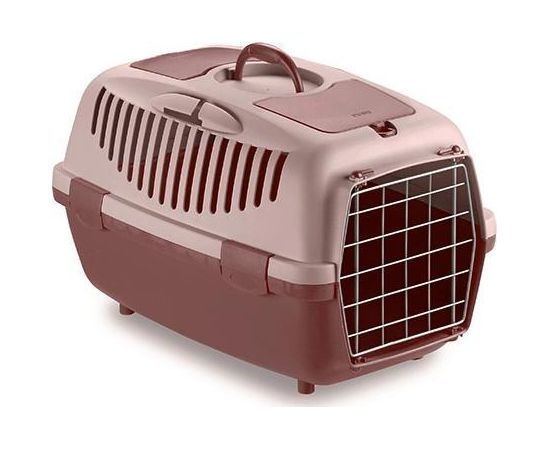 Zolux ZOLUX Transporter GULLIVER 2 metal drzwi róż/brąz Suņu un kaķu transport somas