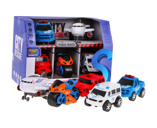 RoGer City Rescue Toys Набор игрушечных машинок Машины и аксессуары