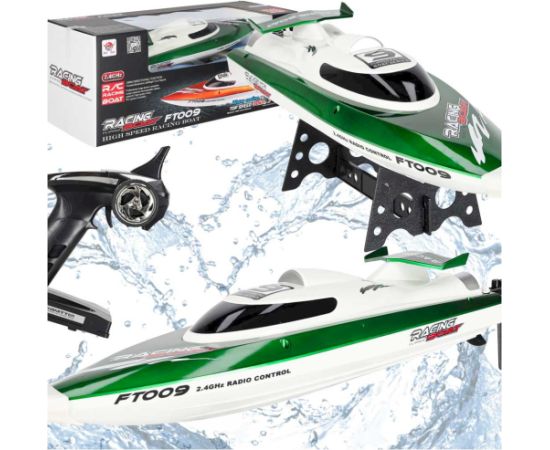 RoGer Радиоуправляемая Скоростная Лодка RC FT009 Зелёная Радиоуправляемые Игрушки