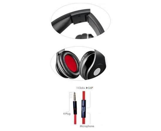 Rebeltec AudioFeel 2 Universālas austiņas ar mikrofonu Austiņas