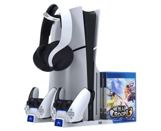 iPega P5S009 Uzlādes Statīvs Priekš PS5 Slim Game Controller Spēļu kontrolieri