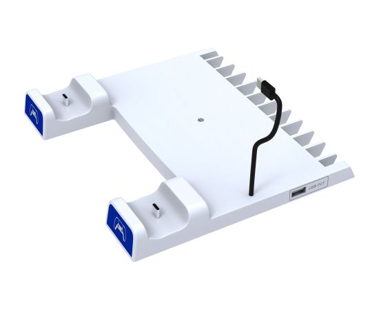 iPega P5S009 Uzlādes Statīvs Priekš PS5 Slim Game Controller Spēļu kontrolieri