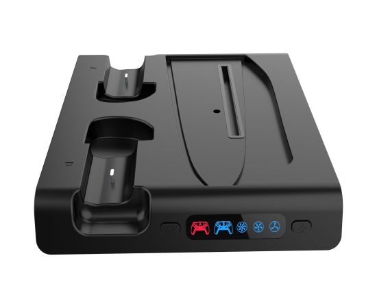 iPega P5S006 RGB Uzlādes Statīvs + Dzesēšana PS5 Spēļu Kontrollerim Spēļu kontrolieri