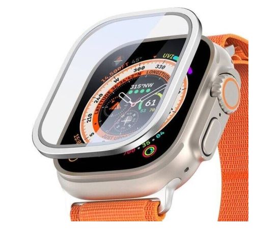 Dux Ducis   Flas Apple Watch Ultra 1/2 49MM Screen Protector Silver Smart-Watch aksesuāri