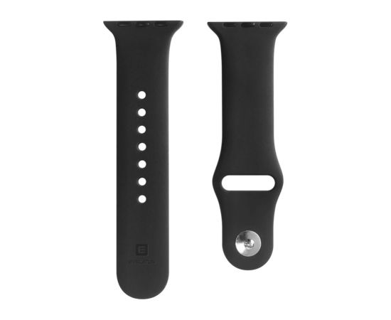 Evelatus   Evelatus Apple Watch 42/44/45mm Silicone Loop Watch Straps (140mm M/L) Black Smart-Watch aksesuāri