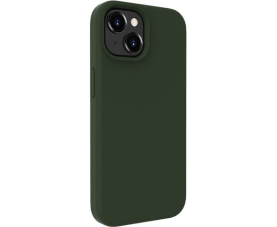 Evelatus Apple  iPhone 15 Premium Soft Touch Silicone Case Dark Olive Neoriģinālie Maciņi