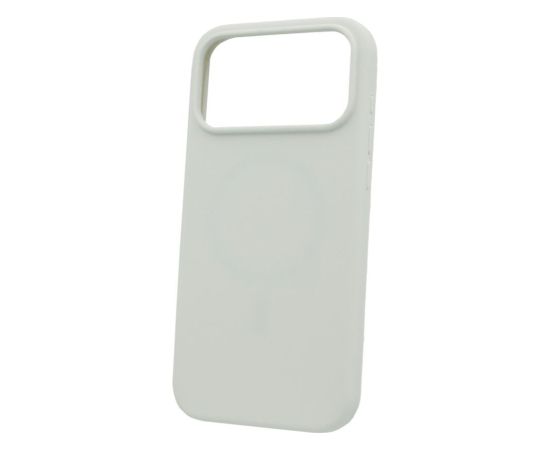 Evelatus Apple  iPhone 17 Pro Max Premium Magsafe Soft Touch Silicone Silver Neoriģinālie Maciņi