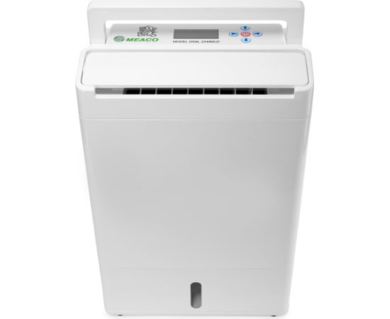 Meaco DD8L Zambezi dehumidifier with ionizer and nano filter, white, 660 watts, for rooms up to 46m2 Ventilatori