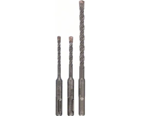 Perforatora uzgaļu SDS Plus komplekts (komplektā — 3 vienumi) Bosch 1617000118 Аксессуары для дрелей