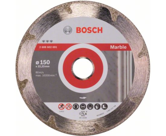 Dimanta griešanas disks Bosch BEST FOR MARBLE; 150 mm Различные диски