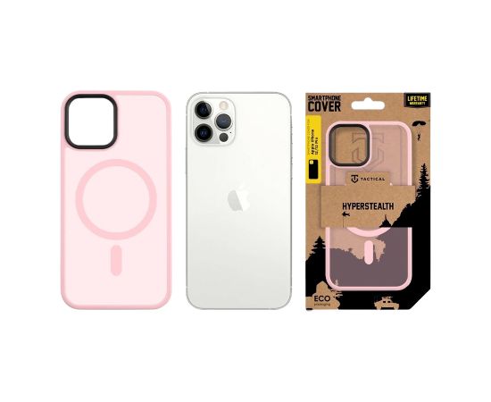 Tactical MagForce Hyperstealth Cover Aizsargapvalks priekš iPhone 12/12 Pro / rozā pantera Neoriģinālie Maciņi