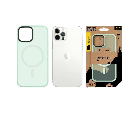 Tactical MagForce Hyperstealth Cover Aizsargapvalks priekš iPhone 12/12 Pro / pludmales zaļš Neoriģinālie Maciņi