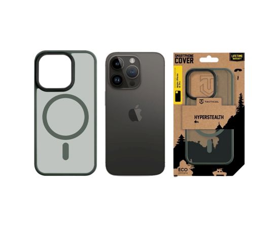 Tactical MagForce Hyperstealth Cover Aizsargapvalks priekš iPhone 14 Pro / meža zaļš Neoriģinālie Maciņi