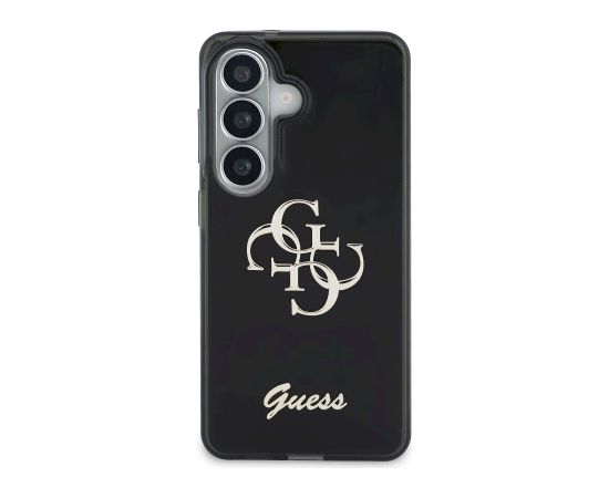 Guess IML 4G Script Metal Logo Case Aizsargapvalks priekš Samsung Galaxy S26 Neoriģinālie Maciņi