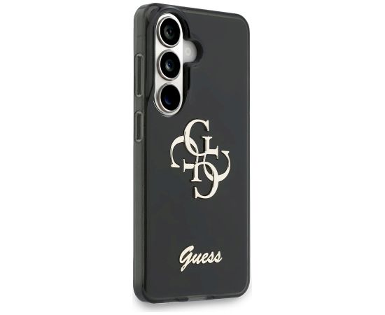 Guess IML 4G Script Metal Logo Case Aizsargapvalks priekš Samsung Galaxy S26 Neoriģinālie Maciņi