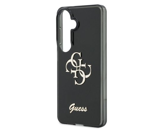 Guess IML 4G Script Metal Logo Case Aizsargapvalks priekš Samsung Galaxy S26 Neoriģinālie Maciņi