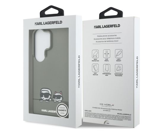 Karl Lagerfeld IML K&CH Peekaboo Logo Magnetic Case Aizsargapvalks priekš Samsung Galaxy S26 Ultra Neoriģinālie Maciņi