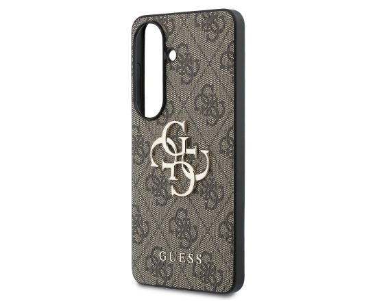 Guess PU 4G Metal Logo Case Aizsargapvalks priekš Samsung Galaxy S26 Neoriģinālie Maciņi