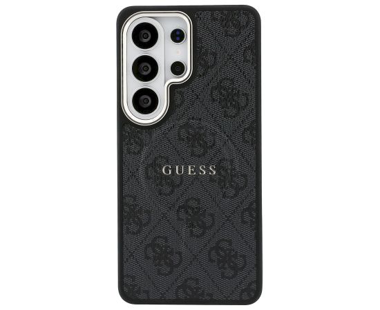 Guess PU Leather 4G Gold Frame Magnetic Case Aizsargapvalks priekš Samsung Galaxy S26 Ultra Neoriģinālie Maciņi