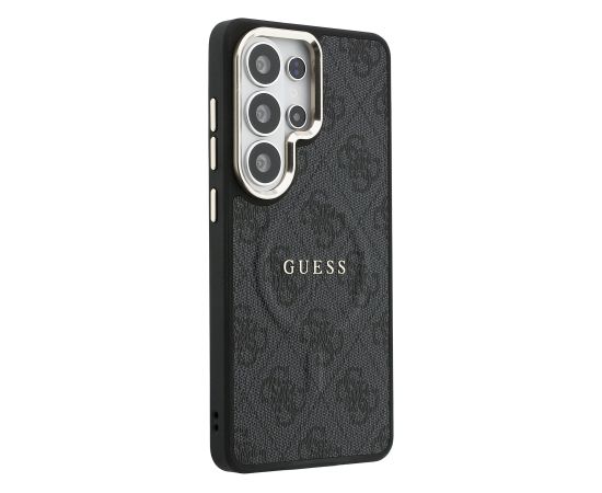 Guess PU Leather 4G Gold Frame Magnetic Case Aizsargapvalks priekš Samsung Galaxy S26 Ultra Neoriģinālie Maciņi