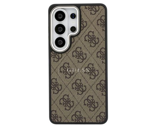 Guess PU Leather 4G Gold Frame Magnetic Case Aizsargapvalks priekš Samsung Galaxy S26 Ultra Neoriģinālie Maciņi