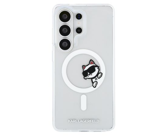 Karl Lagerfeld IML Choupette Peekaboo Logo Magnetic Case Aizsargapvalks priekš Samsung Galaxy S26 Ultra Neoriģinālie Maciņi