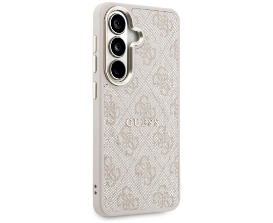 Guess PU Leather 4G Gold Frame Magnetic Case Aizsargapvalks priekš Samsung Galaxy S26 Neoriģinālie Maciņi